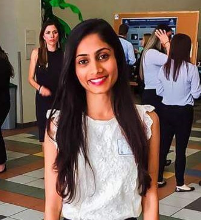 Richa Patel, Pharm.D., smiling at a professional event
